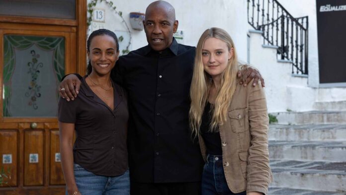 20221103-PAGEONE-L-to-R_Gaia-Scodelario-Denzel-Washington-Dakota-Fanning.jpg