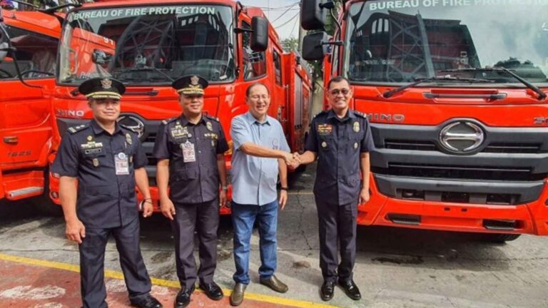 Marikina Gets 2 New Modern Fire Trucks From Bureau Of Fire Protection