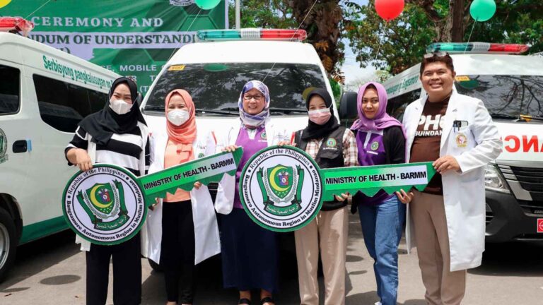 BARMM Turns Over 11 Ambulances To Health Facilities