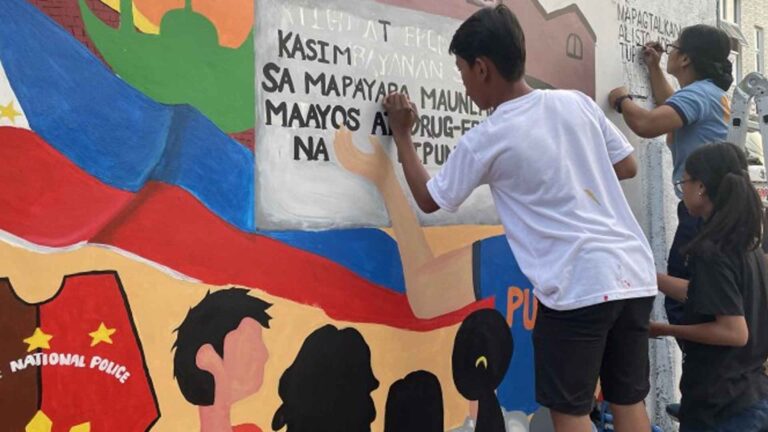 Youth Group, PNP Use Art To Keep Communities Away From Drugs