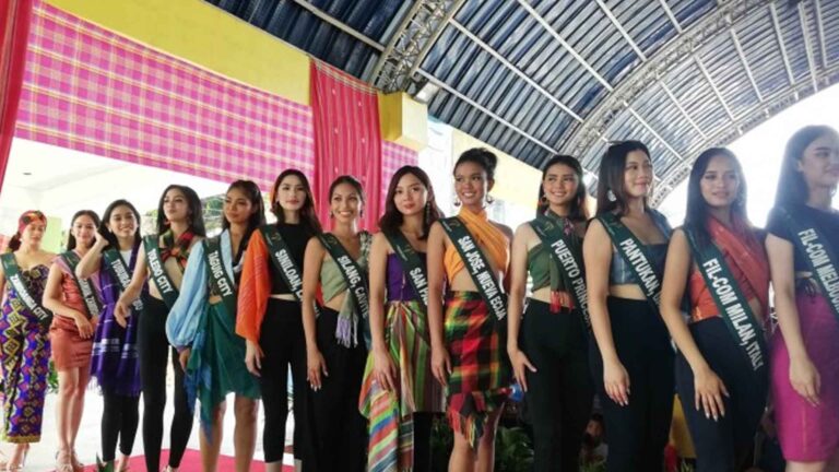 Miss Earth-PH Hopefuls Promote Antique ‘Patadyong’, Destinations