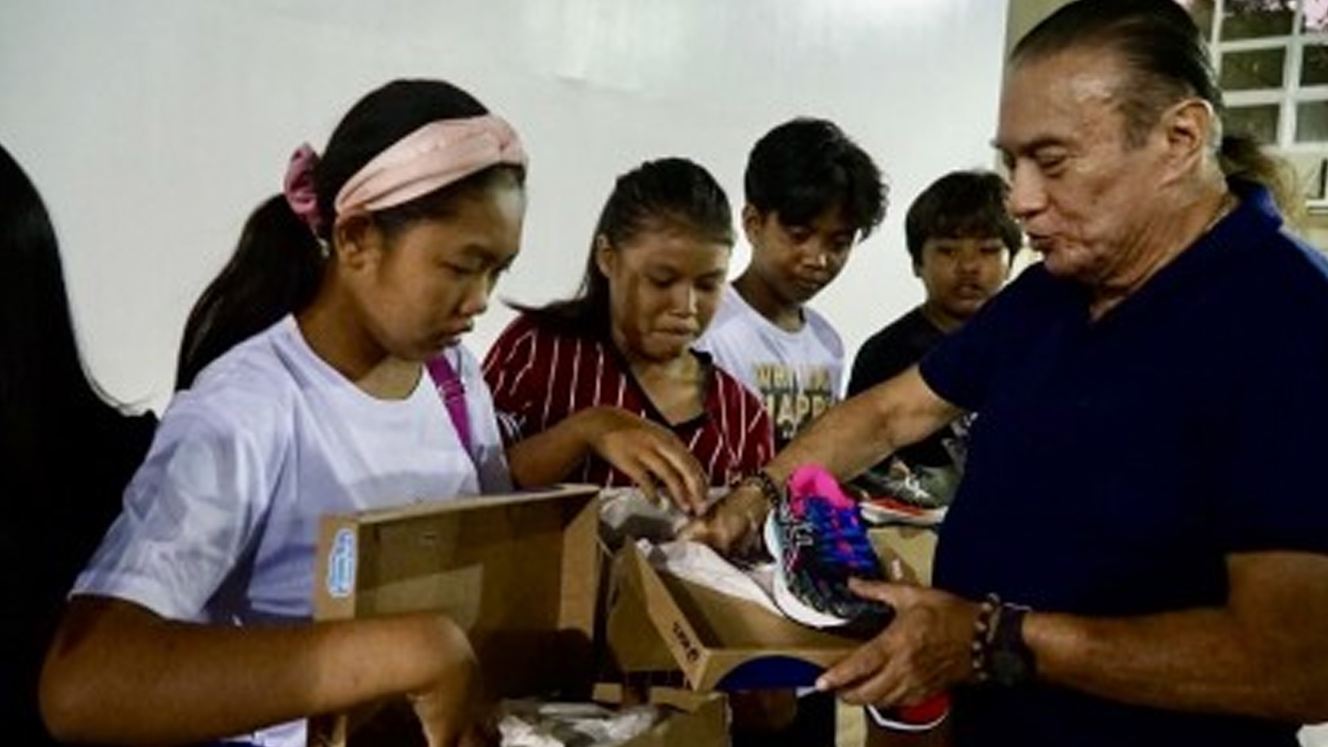 Laoag Athletes Get New Running Shoes