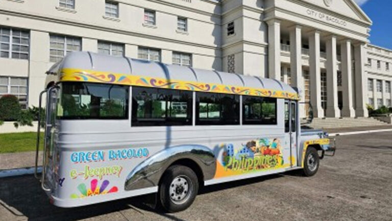 China-Made Electric Jeepney Undergoes Trial Run In Bacolod City