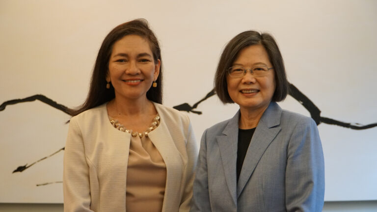 ‘Peace Is Our Only Option’: Hontiveros Meets With Taiwan’s President Tsai Ing-wen