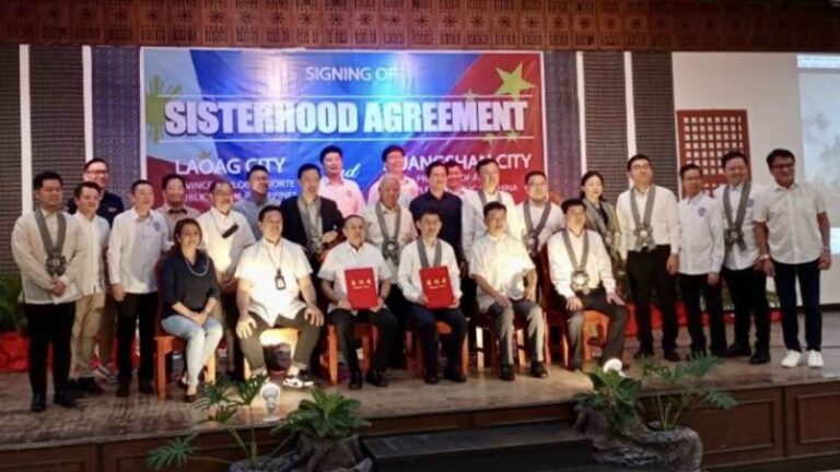 Laoag, China’s Huangshan Sign Sisterhood Deal