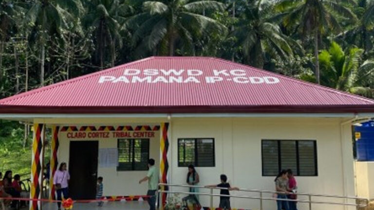 Agusan Del Sur IP Village Gets PHP3.4 Million Tribal Center From DSWD