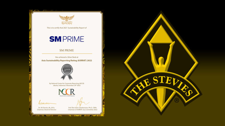 SM Prime Sustainability Report Receives Recognitions From International Organizations