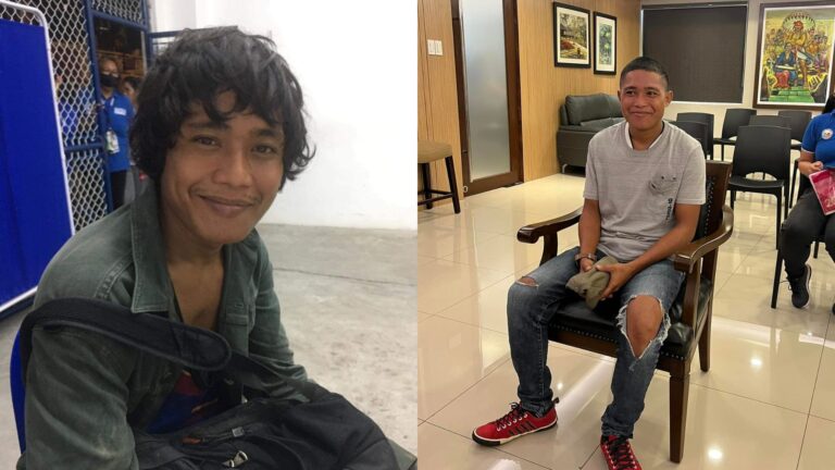 Former Security Guard Shows Gratitude At Cainta LGU After Seeking For Shelter