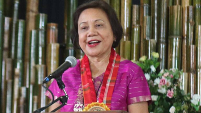 Senator Villar Tells Antique Grads To Be Resilient Like Bamboo