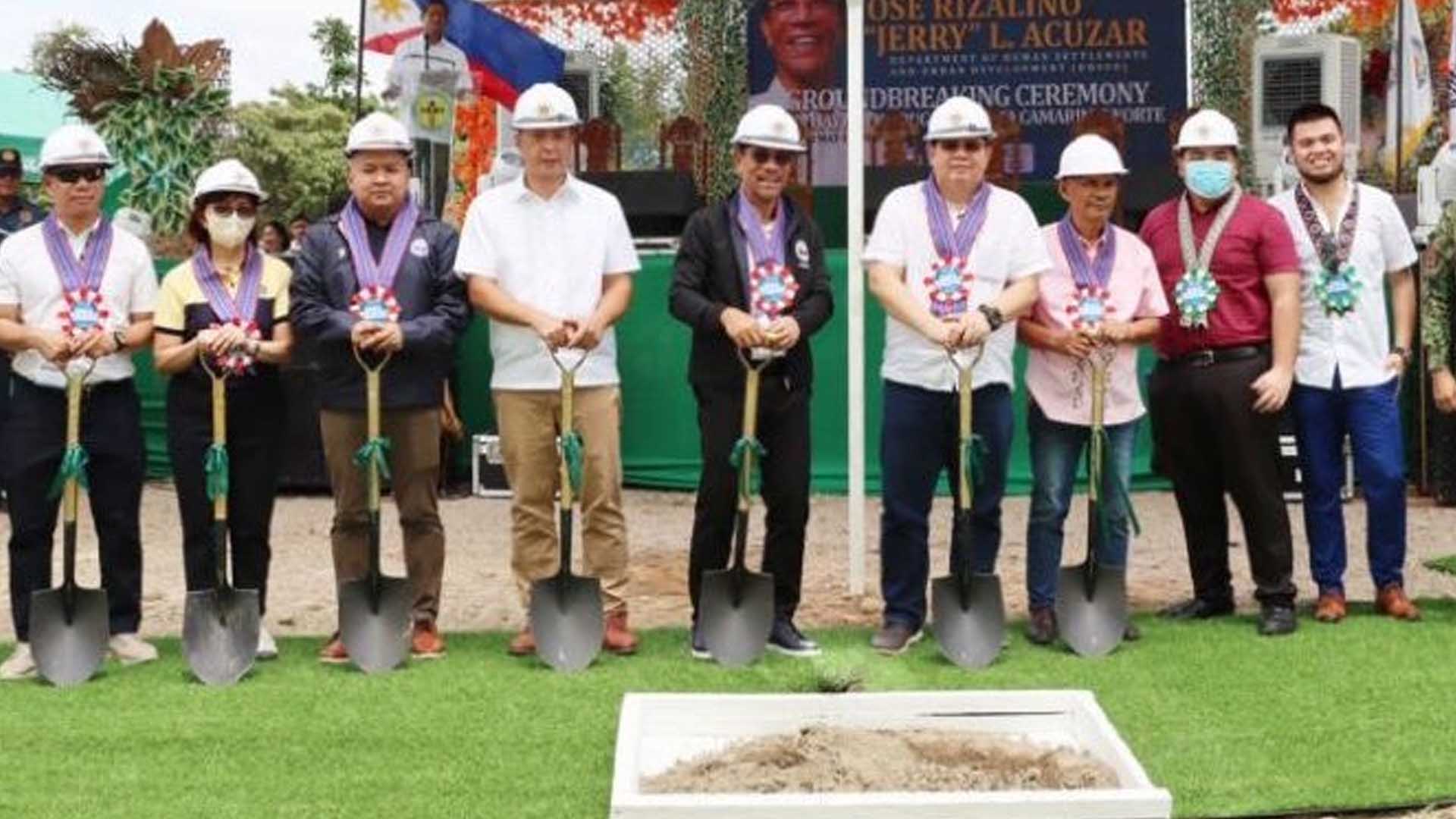 2 More ‘Pambansang Pabahay’ Projects Break Ground In Camarines Norte
