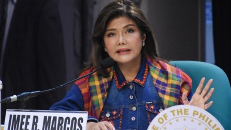 Senator Imee Marcos Calls For Restraint To De-Escalate Tensions In WPS