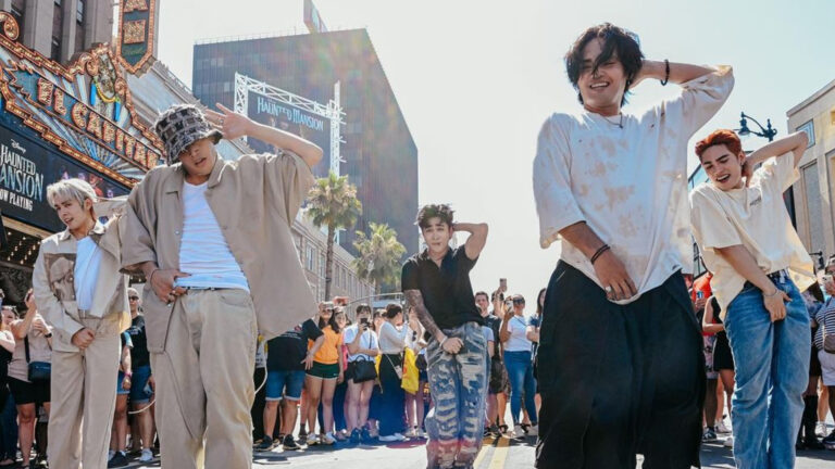 SB19 Overwhelms Hollywood Boulevard With Their Banger Songs