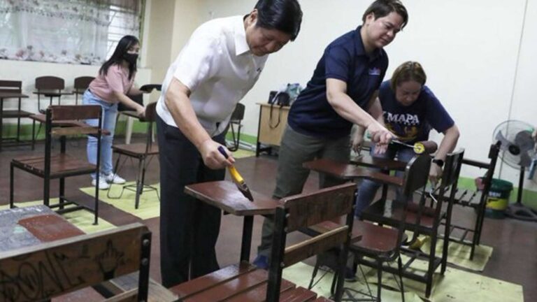 PBBM, VP Sara Assure Repair Of Egay-Hit Schools
