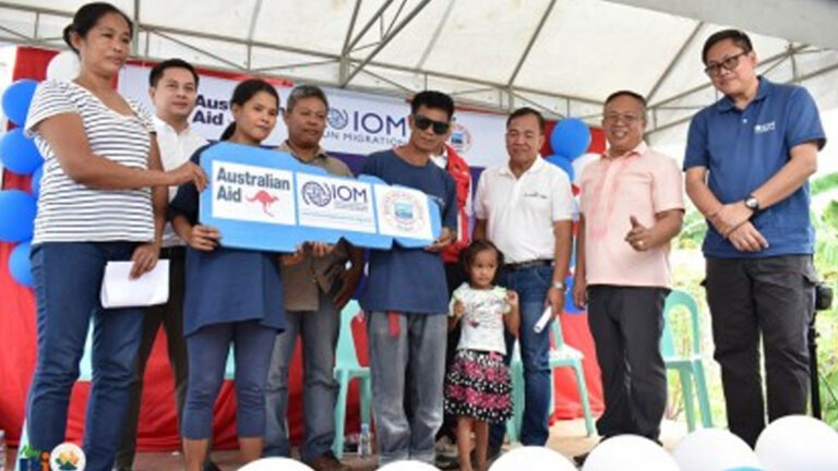 Typhoon-Hit Albay Families Get Disaster-Proof Housing Units