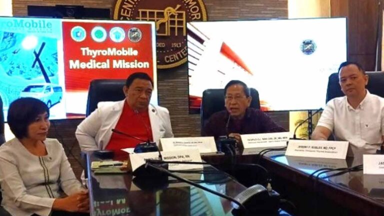 Visiting Doctors Hold Iodine Deficiency Test In Cebu