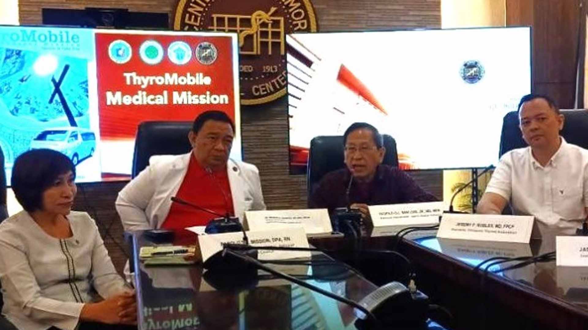 Visiting Doctors Hold Iodine Deficiency Test In Cebu