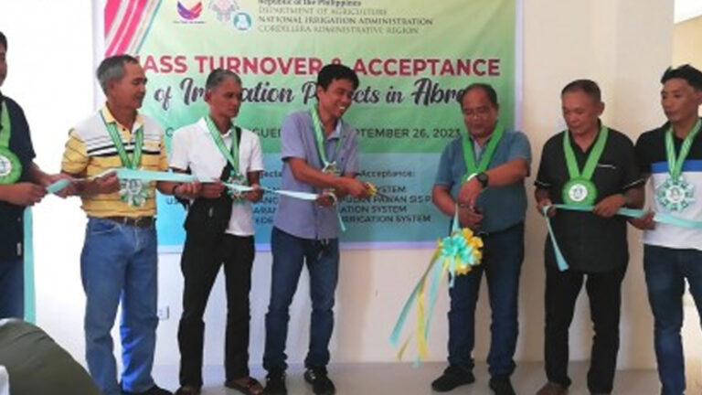 149 Abra Farmers Benefit From 4 Irrigation Projects