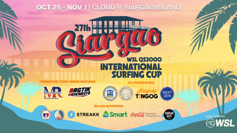 Siargao Welcomes The World For The 27th International Surfing Cup