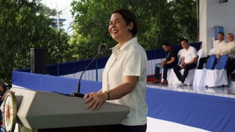 VP Sara: Confidential Funds Needed For Peace, Order