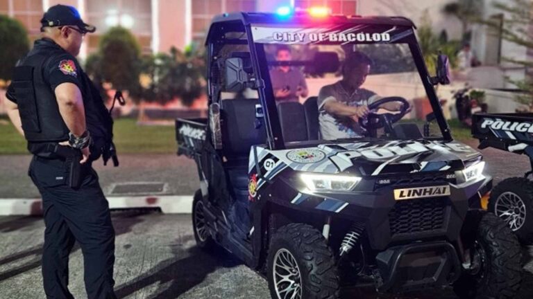 Bacolod Cops Use ATVs For Quick Response During MassKara Festival