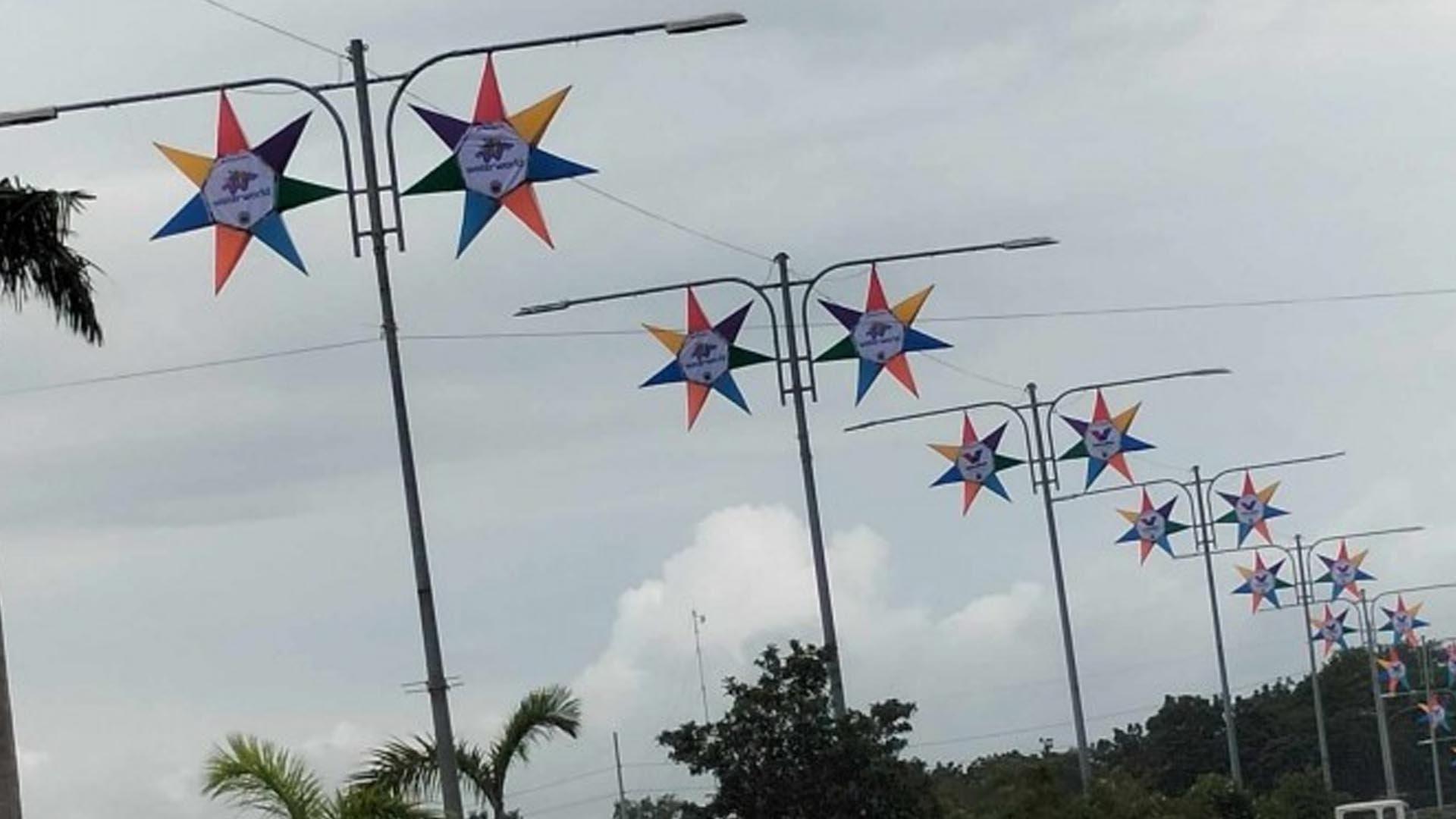 2K Rainbow Christmas Lanterns To Light Up Iloilo Roads