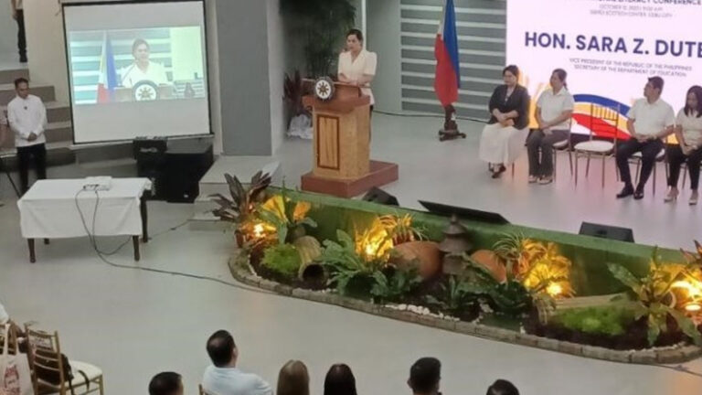 VP Sara: Literacy Ensures PH Security, Stability