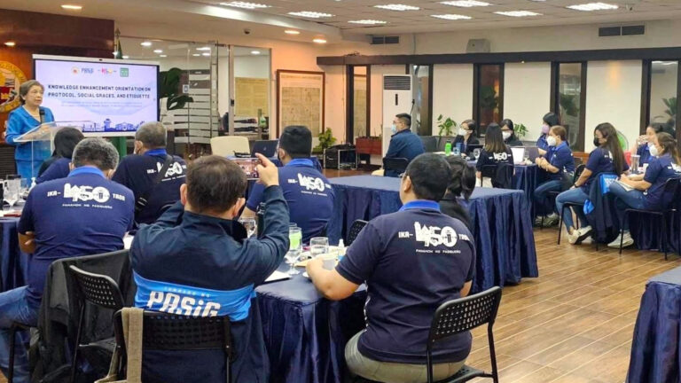 Veteran Envoy Leads Diplomacy Protocols, Etiquette Orientation To LGUs In Pasig City