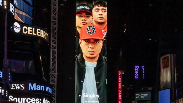 Gloc-9, Hero, And Ramdiss Make It To New York Times Square Billboard