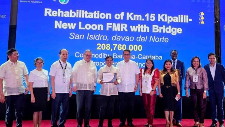 Davao Del Norte Farm-To-Market Road Project Worth PHP208 Million Approved