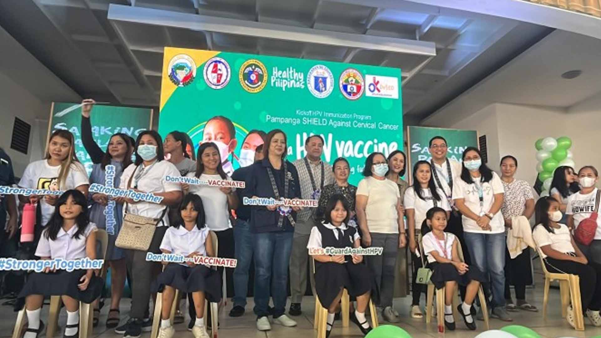DOH Kicks Off Immunization Drive Vs. Cervical Cancer In Pampanga