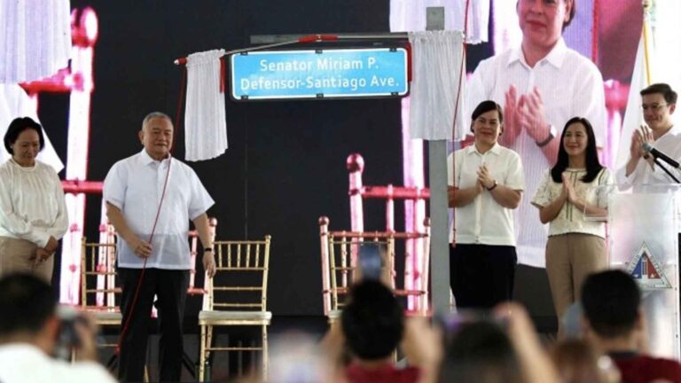 BIR Road Formally Renamed Senator Miriam P. Defensor-Santiago Avenue