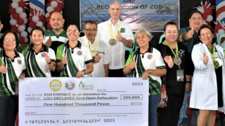 Negros Occidental Offers Cash To LGUs With Zero Defecation Status