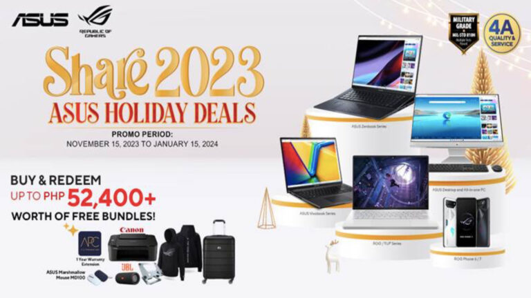 Take Home Bundles Of Deals With ASUS And ROG Share 2023 Holiday Promo