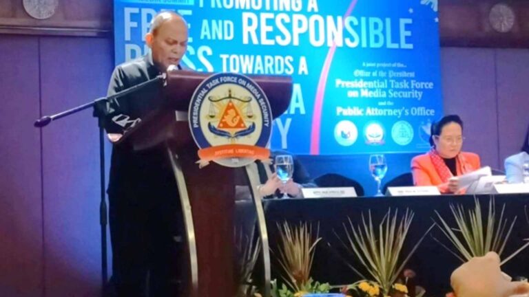 Government Forging Solutions, Alliances To Make PH Safe For Media Workers