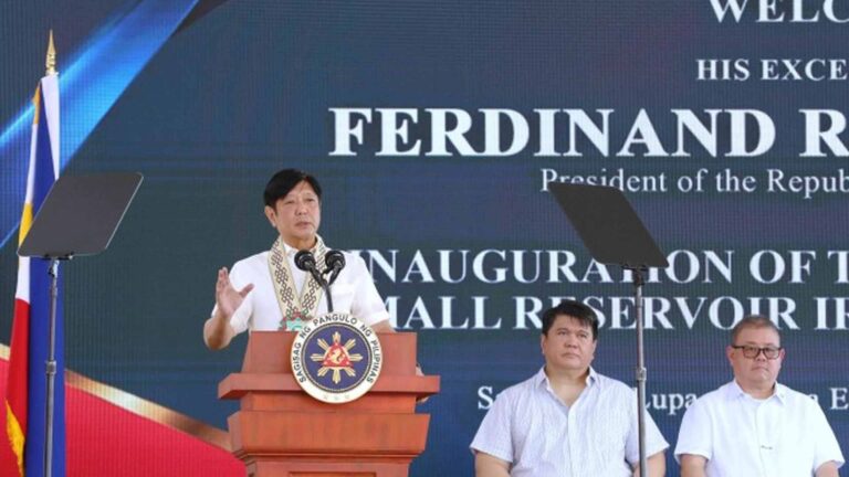 PBBM Orders Completion Of Water-Related Projects By April 2024