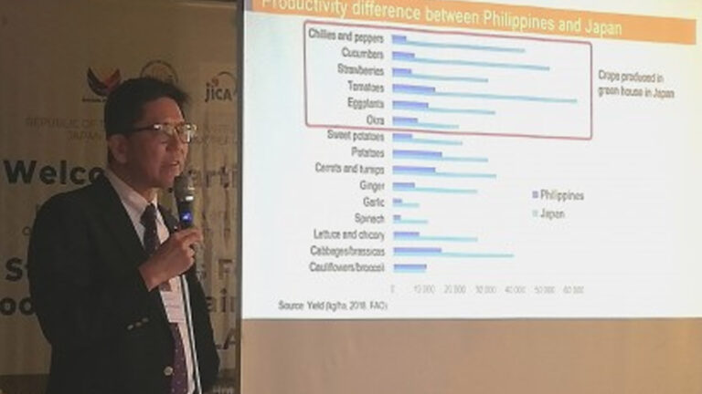 Chief Advisor: 5-Year JICA-DA Food Value Chain Project On Track
