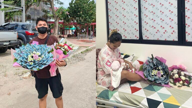 Husband’s Surprise Money Bouquet After Second Baby Breaks The Internet