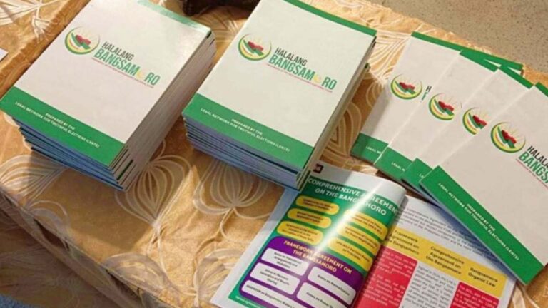 LENTE, BARMM Info Arm Distributes Bangsamoro Electoral Code Handbook