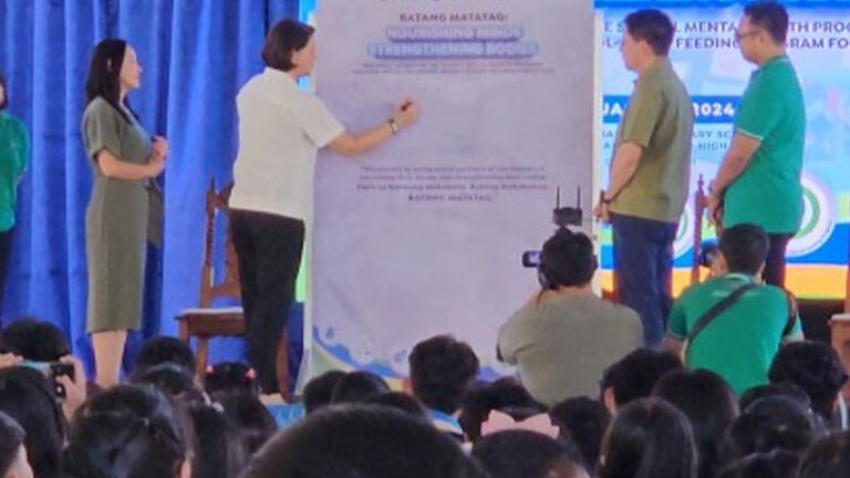 DepEd Launches Mental Health, Feeding Programs