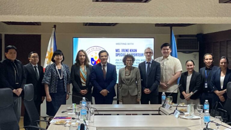 UNSR Khan Cites Philippines ‘Vibrant, Mature’ Freedom Of Expression