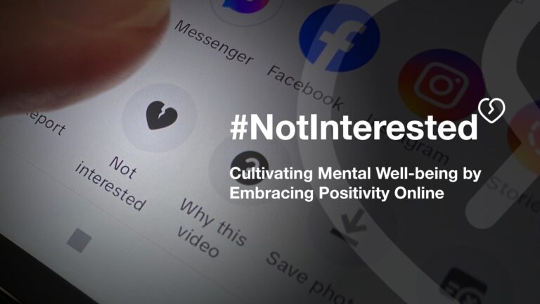 #NotInterested: BrandPlay Advocates Mental Wellness and Meaningful Digital Connections