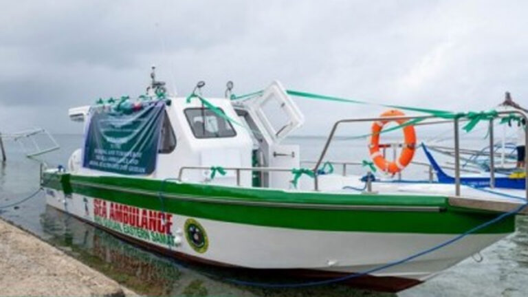 Eastern Samar’s Historic Islands Get Sea Ambulance