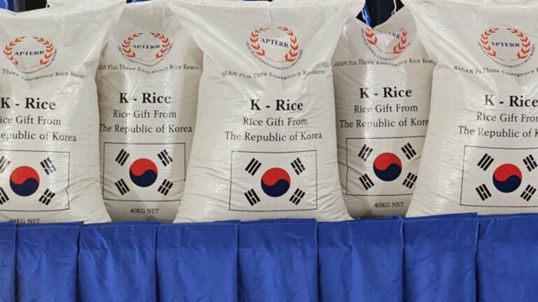 South Korea Donates 750 Metric Tons Of Rice To Disaster-Hit Regions In Philippines