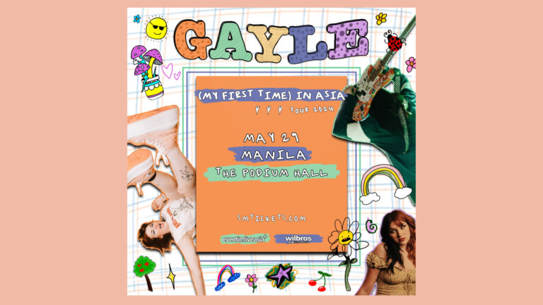 GAYLE (My First Time) In Asia 2024 Tour Is Coming To Manila This May 29!