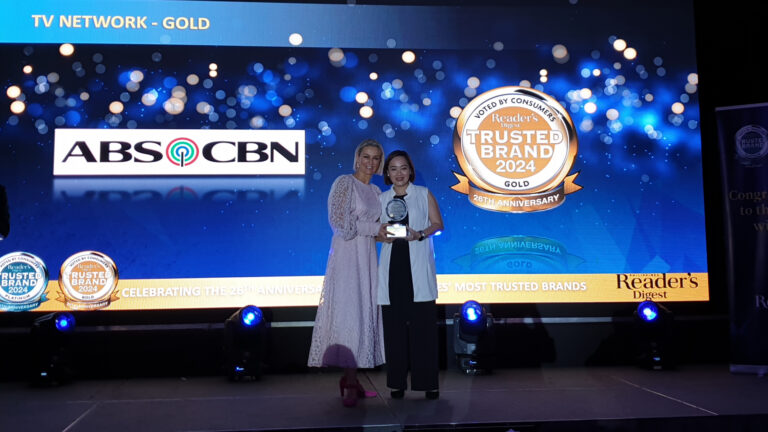 ABS-CBN Continues To Shine In The Reader’s Digest Trusted Brands Awards 2024