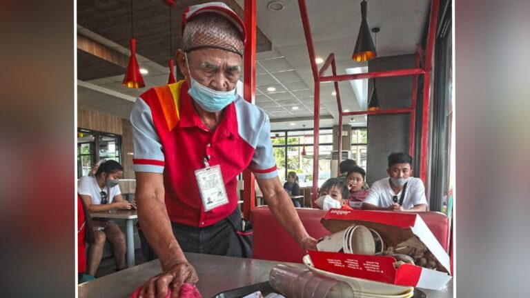 Fast-Food Chain’s Senior Service Crew Wins Hearts Online