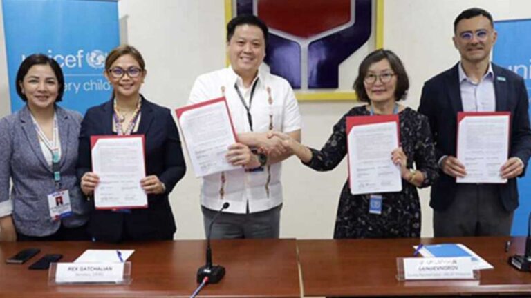 DSWD, UNICEF Sign Pact For More Effective Disaster Response