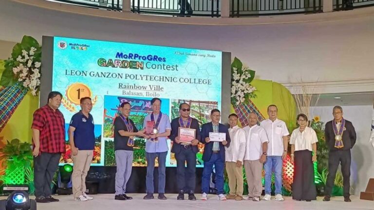 Iloilo Fetes Best Food Security, Tourism Garden Program Implementers
