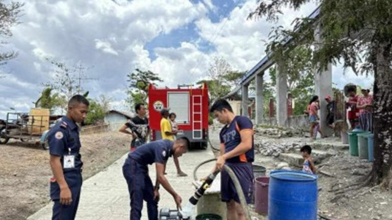 Antique Provincial Government Distributes Water Tanks, Jetmatic Pumps