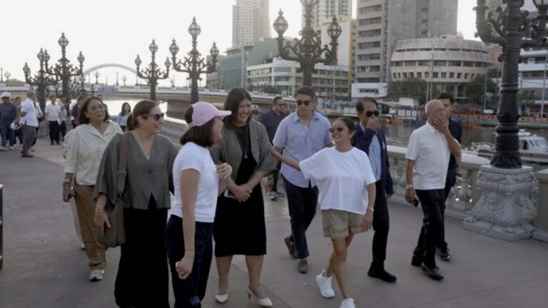 First Lady Joins Inspection Of Pasig River Rehab Progress